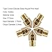 Anet A2 / A8 3D Printer Part, 5PC 0.4mm Brass Extruder Nozzle Print Head+ 5PC 30mm Length Teflon Throat Tube+ 5PC Heater Blocks Hotend for Anet A8 3D Printe