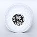 LE PAON White 50g SIZE8 Pearl Double-Mercerized Cotton Crochet Thread in Balls,Colorful Knitting Yarn Balls Great for Hardanger Friendship Bracelets Total 1000yards 2 Balls (Color No.5200）