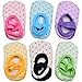 Ashtonbee Toddler Ballet Socks with Grip 6 Pairs, Non-skid Slipper Socks for Kids, Machine-washable Toddler Grip Socks and Baby Socks for 9-32 Months