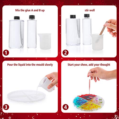 Lemecima Moldes de silicona de 35 piezas, moldes de posavasos para, moldes de posavasos de silicona para resina, taza de bricolaje, bolígrafo, jabón, portavelas, cenicero, maceta, colgante