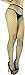 ToBeInStyle Women's Seamless Diamond Net Spandex Nylon Blend Pantyhose - Black - One Size Regular