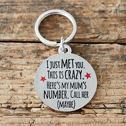Sweet William I Just Met You This Is Crazy Dog ID Name Tag