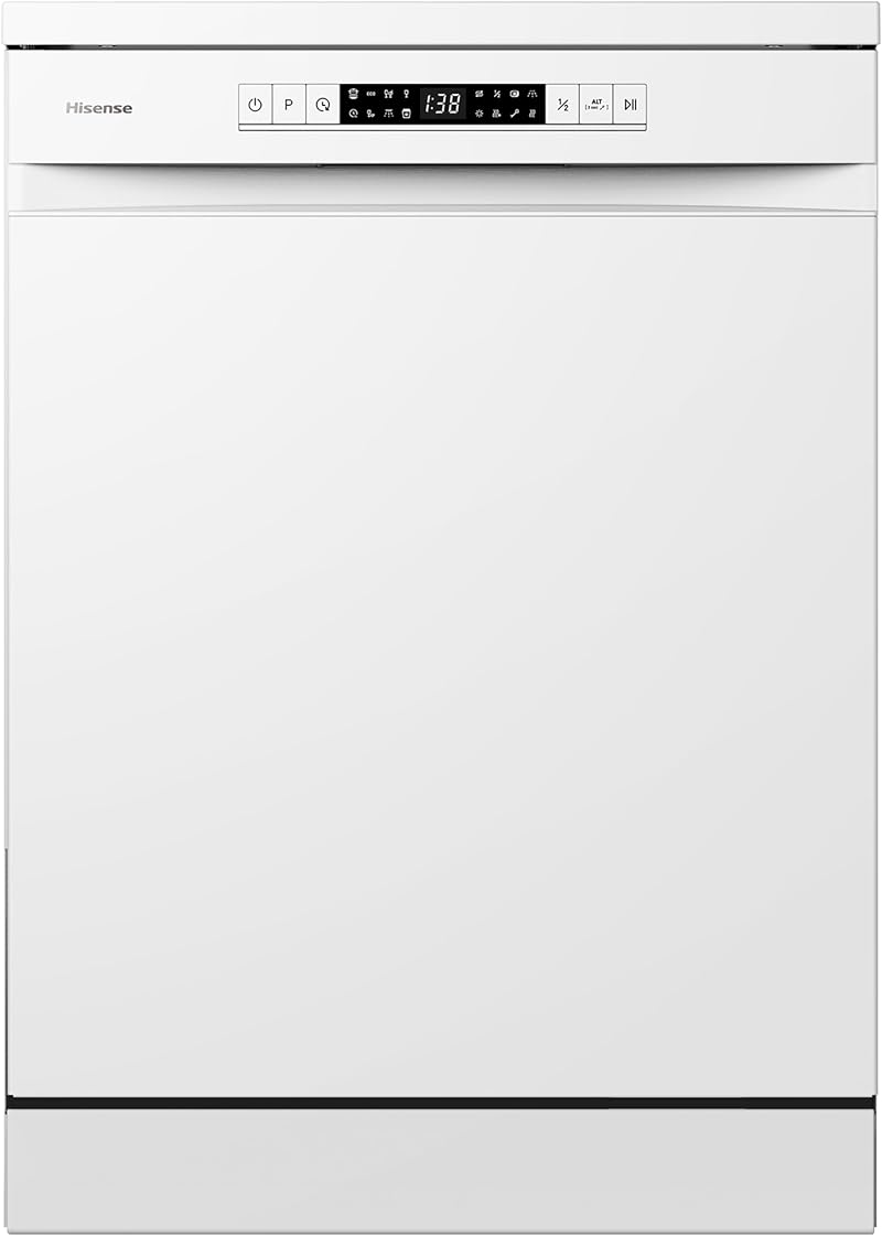 Hisense Freestanding Dishwasher HS622E90WUK 85cm White 13 Place ECO