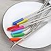 Muzerdo Stainless Steel Straws, Amazer 10.5 inches Reusable Drinking Straws for 20 or 30 oz Tumblers, 4 Straight + 4 Bent + 8 Silicone Covers + 2 Brushes +1 Pouch
