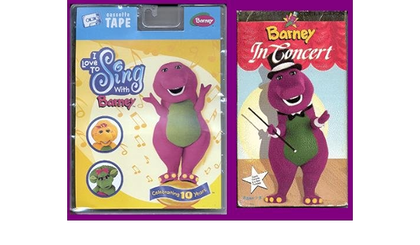 Barney Barney And Friends Backyard Gang Baby Bop Idk Bundles Singing Barney 2 Pack Audio Cassette I Love To Sing With Barney Plus Free Gift Vhs Barney In Concert Ships Same