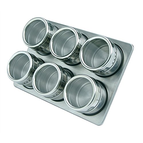 Diny home & style magnetic spice rack & tins