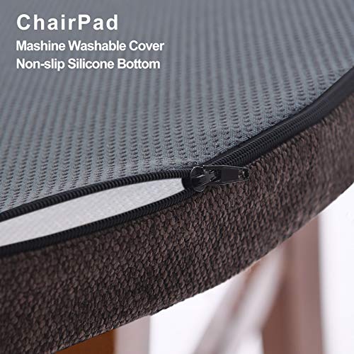 Shinnwa Chair Cushion with Ties for Dining Chairs [17 x 16.5 Inches