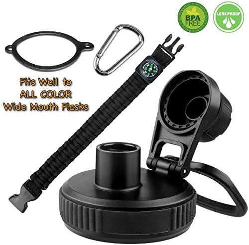 Wide Mouth Lid for Hydro Flask Takeya Summit Water Bottles Wide Mouth Bottle Universal Replacement Lid