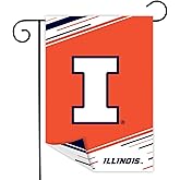 Illinois University NCAA Licensed Double-Sided Garden Flag 12" x 18" Briarwood Lane