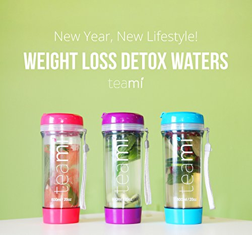 FRUIT INFUSER Water Bottle Tumbler with a Lid | 100% BPA FREE | Our Best Infusion Bottles for Infused Fruit, Smoothies, Tea, and Coffee | Double Walled Mug, Hot & Cold (13.5 Ounces, Blue) - Thumbnail 7