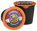 Crazy Cups Flavored Coffee, for the Keurig K Cups 2.0 Brewers, Seasonal Blackberry Bliss, 22 Count