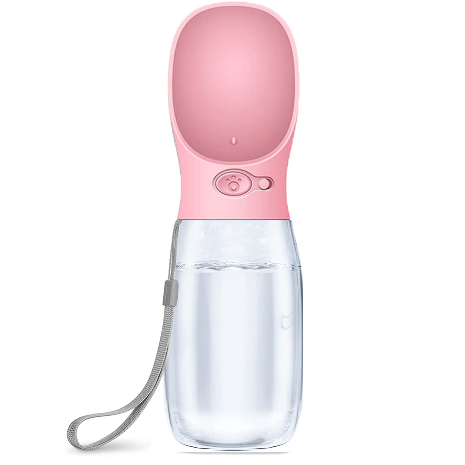 Tarnel Portable Dog Water Bottle Pet Dispenser Retractable Antibacterial Food Grade Leak Proof Dog Cat Drink Bottle Bowl Outdoor Drinking Cup for Pet Walking Travelling Drinking 550ml