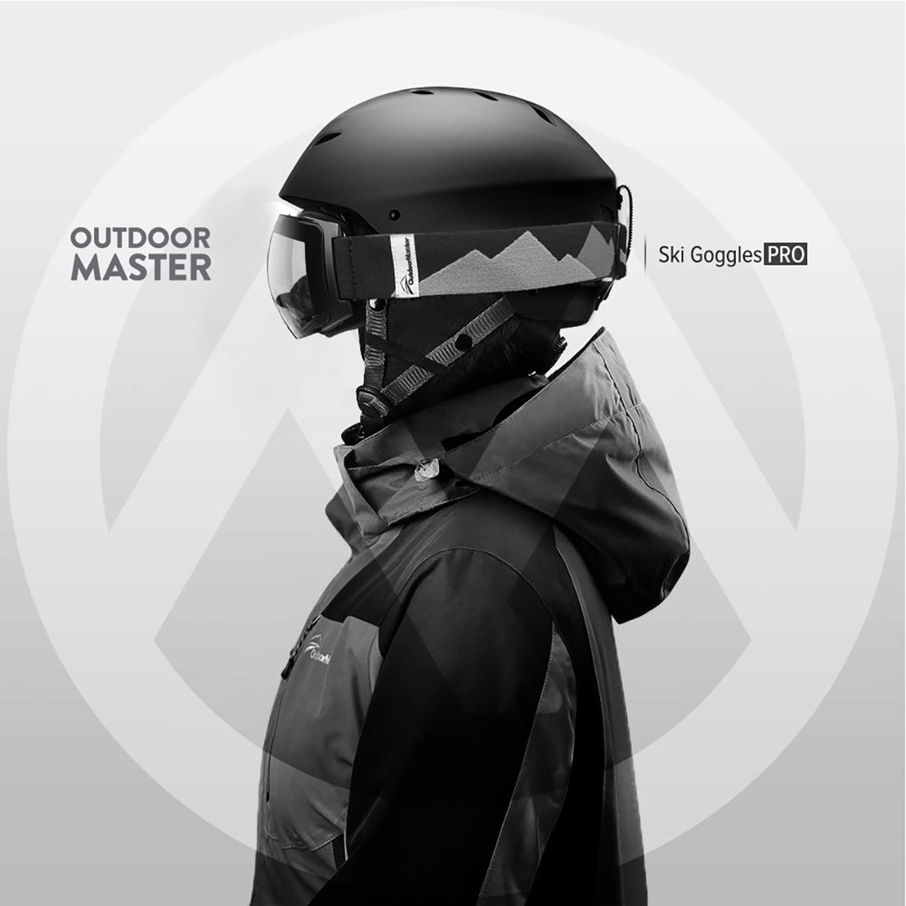OutdoorMaster Ski Goggles PRO Frameless, Interchangeable Lens 100 UV400 Protection Snow