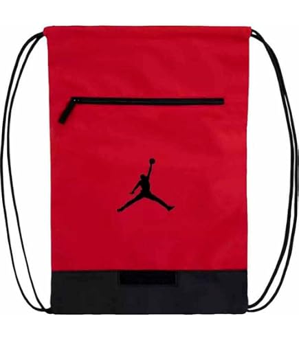 Amazon.com | JORDAN AIR GYM SACK - BLACK, Black, One Size, One