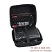 Hard EVA Travel Case for Crenova XPE470 Mini LED Video Projector Office Projector Outdoor Indoor Home Projector by Hermitshell