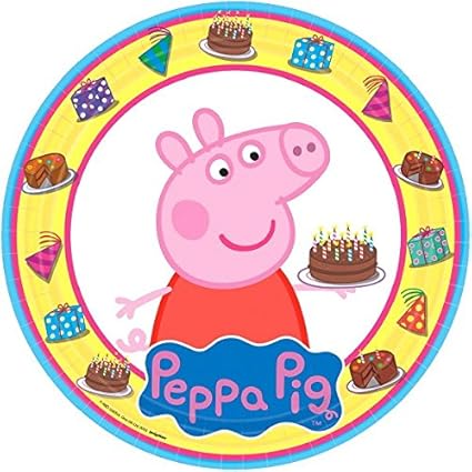 george pig plate set