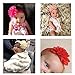 12pcs Baby Girls Headbands Chiffon Flower Lace Band Hair Accessories for Newborns Infants Toddlers