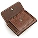 Artmi MensTrifold Wallet RFID Card Holder Leather Card Case Compact Purse Extra Capacity, Coffee