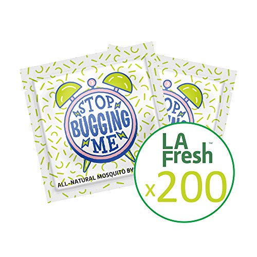 La Fresh Mosquito Repellent Wipes, Individually Wrapped Natural, Deet
