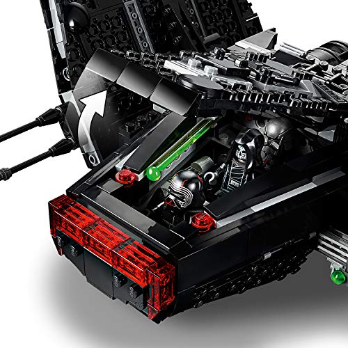 LEGO 75256 Star Wars Kylo Rens Shuttle, Raumschiff-Bauset mit 2 Spring Shootern, Der Aufstieg Skywalkers Kollektion – Bild 4