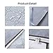Bamboo Charcoal Clothing Organizer Bags, Foldable Storage Zipper Bag, Large Durable Closet Storage Boxes Case Container for Dresses Quilt Season Items Storage (Grey, 3 Pack)