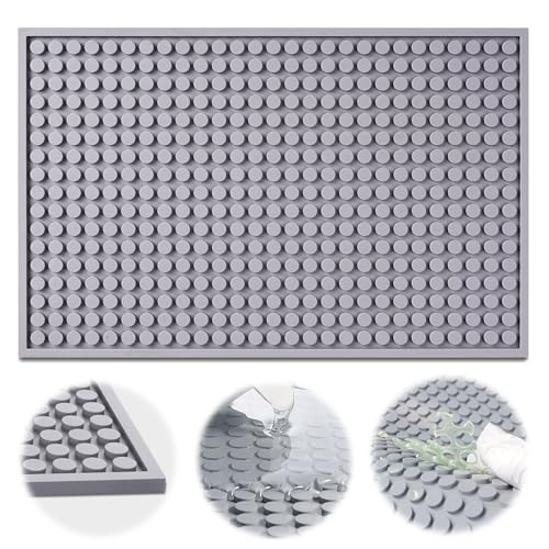 LET'S RESIN Resin Collector Mat, Easy Clean & Silicone Heat Resistant Mats 14.5'' x 9.4'', Non-Slip Multipurpose Thick Silicone Mats for Resin Molds, Epoxy Resin, Cup Turner, Kitchen Counter, Placemat