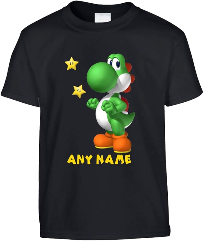 Personalised Yoshi TShirt for Kid's Kid's Printed Tees Short