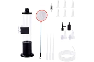 NEWCOMDIGI Brine Shrimp Eggs Incubator, Hatchery for Artemia Eggs, Live Artemia Cysts Hatchery Kit, DIY Aquarium Fish Tank Hatch Tool for Fish Food (17 PCS Set)