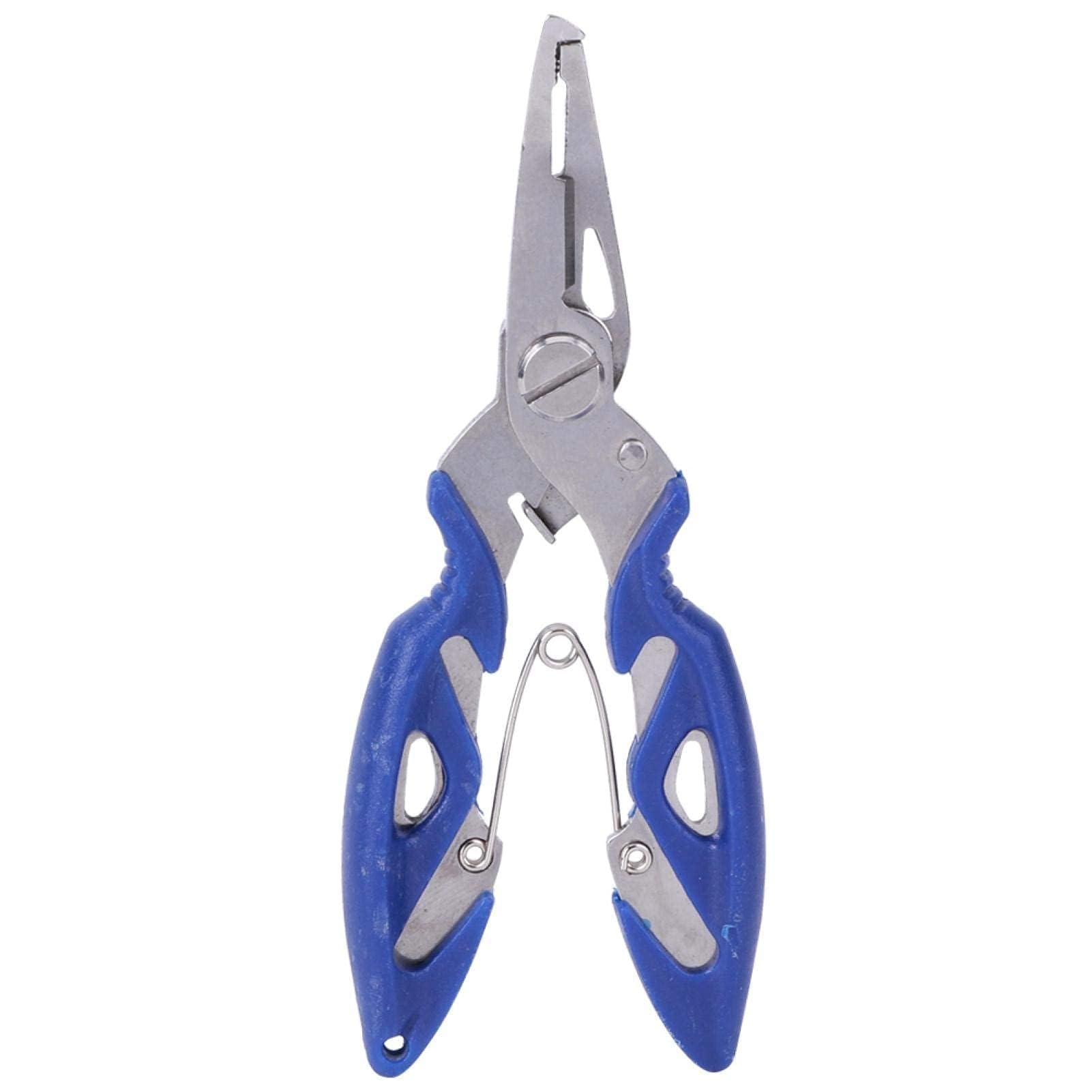 12x7.5x1.2 cm/ 4.7x2.9x0.4 in Multi‑Function Fishing Plier, Fishing Line Cutter Hook Remover Saltwater Resistant Scissors Fishing Pliers Hook Remover for Fly Fishing, Ice Fishing