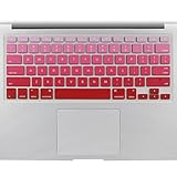 All-inside Red Ombre Color Keyboard Skin for MacBook Pro 13