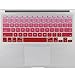All-inside Red Ombre Color Keyboard Skin for MacBook Pro 13