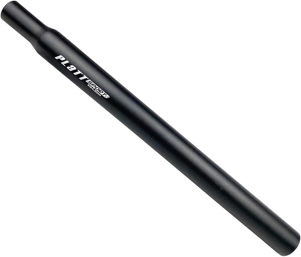 PLATT Bike Seat Post 25.4/27.2/28.6/30.8/31.6mm 350mm Aluminum Black
