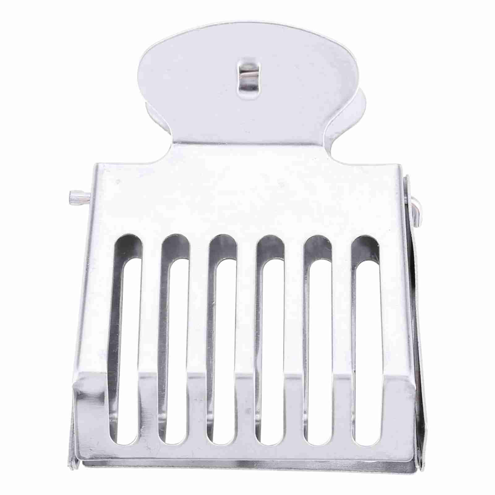 Zerodis Queen Bee Cage, Stainless Steel Catcher Clips Trap Box, Beekeeping Equipment Catching Tool