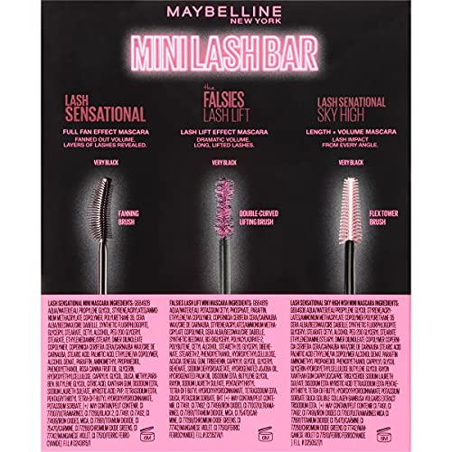 Maybelline The Falsies Holiday Mini Lash Bar Washable Mascara Kit, Eye