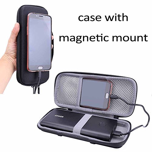 inDomit Power Bank Case, Charging Phone on Magnetic Mount Case for Anker Astro E6 E7 Ultra-High 26800(+) /20800/20100 / Speed 20000 / Ravpower Xtreme 26800/20100