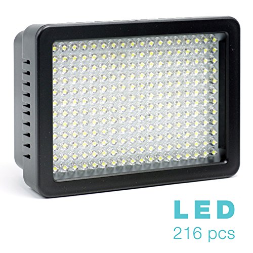 2 Sets of 216 LED Dimmable Ultra High Power Lighting Panel with Collapsible Light Diffuser, 4 Color Gel Filter Light Stand, Battery/Charger, and Carry Bag, Photo Video Light Kit, JSAG372 - Thumbnail 2