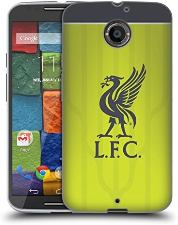 Official Liverpool Football Club Liver Bird Third Shirt Kit 2016/17 Soft Gel Case for Motorola Moto X (2nd Gen)