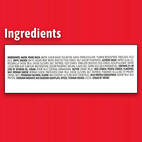 HORMEL COMPLEATS CHICKEN ALFREDO MICROWAVE TRAY, 10 OUNCES
