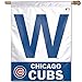 MLB Chicago Cubs 27-by-37-Inch Vertical Flag-W Logo