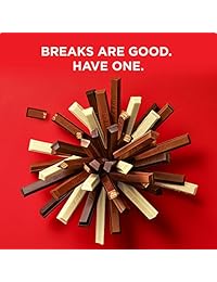 KIT KAT - Surtido de caramelos de chocolate (leche, crema blanca y crema), miniaturas, bolsa a granel