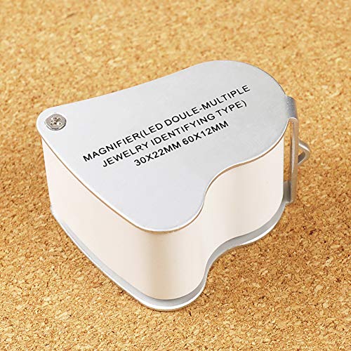 Microscopes & Endoscope,Maserfaliw Magnifier,Beileshi 30X 60X Dual Lens LED Illuminated Magnifier Loupe Magnifying Glass