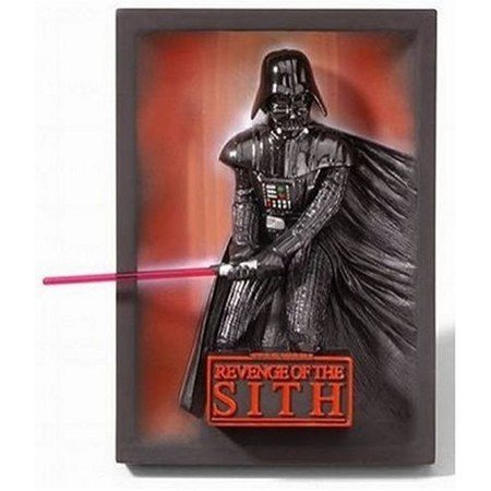 Star Wars Revenge of the Sith Movie Poster/Collectible Mini Sculpture 3D Poster Darth Vader