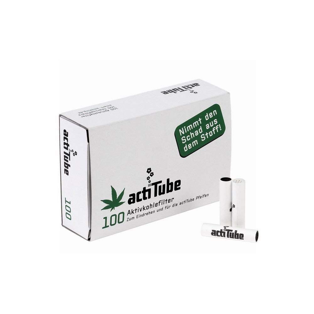 ActiTube Activated Charcoal 8 mm filter Box of 100