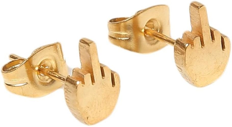 Amazon Co Jp Bee Blue 手柄ピアス レディース アクセサリー メンズ 欧米スタイル ファッション 小物 お洒落 ゴールド シューズ バッグ