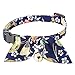 Necoichi Kimono Ribbon Cat Collar (Blue)