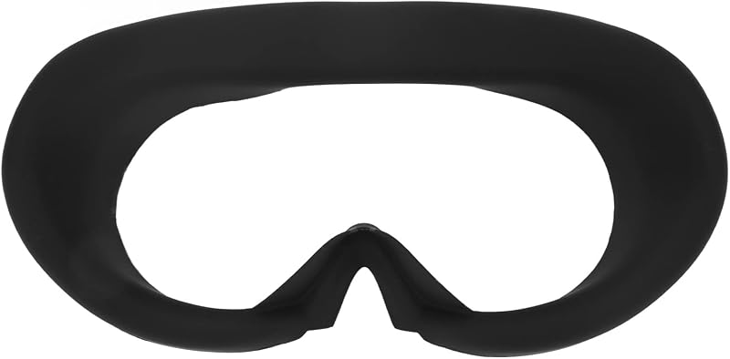 BROLEO VR Face Cover Silicone Integrated Wear Resistant for Games Black