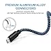 AOKER Micro USB Cable, [New] 3Pack 10FT Extra Long Nylon Braided Sync and Charge for Android Devices, Galaxy S7 Edge/S6/S5/S4,Note 5/4/3,HTC,LG,Nexus