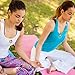 Pure Mist Stainless Steel Hypoallergenic Steel Gold and Silver Aromatherapy Essential Oil Diffuser Necklace with 5 Felt Pads, Set of 2