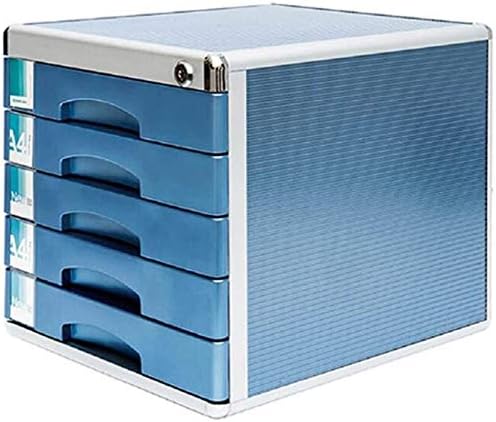 Amazon Com Lyyjiaju Desktop File Storage Organizer Desktop File Cabinet Drawer Type Metal Office With Lock Desk Storage 5 Layer Combined Data Cabinet Creative File Rack Home Kitchen