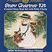 Poinsettia Snow Charmer Bead Counted Cross Stitch Christmas Ornament Snowman Kit Mill Hill 2001 Snow Charmers MHSC30